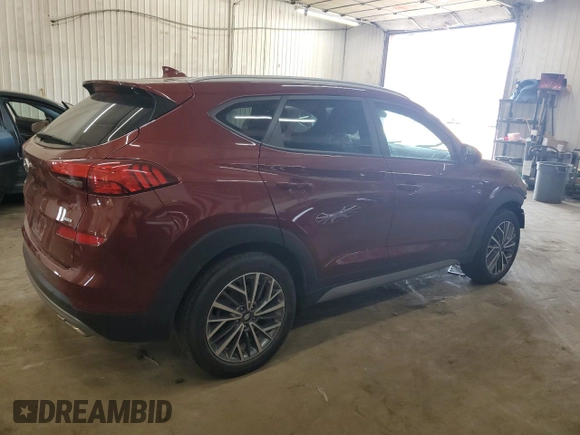 2019 Hyundai Tucson Ultimate with VIN KM8J3CAL8KU014192, listed as a Copart auction lot 49346385 with 57,079 mi miles and Salvage Title. Bid and sale history available at carsss.com. Image 3.