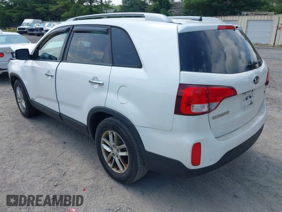 2015 Kia Sorento LX with VIN 5XYKTCA66FG646604, listed as a IAAI auction lot 42534914 with 219,529 mi miles and . Bid and sale history available at DreamBid. Image 3.