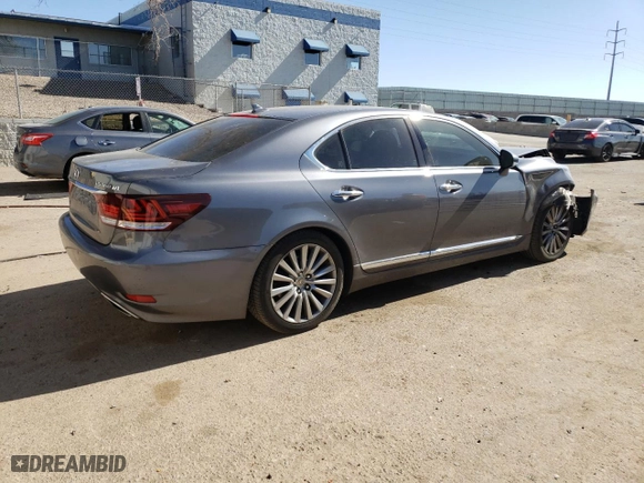 2013 Lexus LS 460 with VIN JTHBL1EF4D5120930, listed as a Copart auction lot 45141945 with 121,521 mi miles and Salvage Title. Bid and sale history available at carsss.com. Image 3.