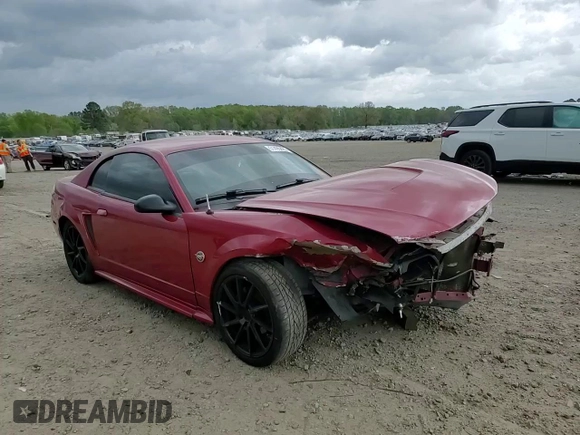 2004 Ford Mustang Standard with VIN 1FAFP40404F110233, listed as a Copart auction lot 51495425 with 0 mi miles and Salvage Title. Bid and sale history available at carsss.com. Image 10.
