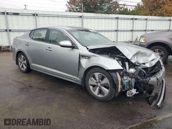 2014 Kia Optima Hybrid EX with VIN KNAGN4AD2E5069076, listed as a Copart auction lot 79523534 with 93,504 mi miles and Salvage Title. Bid and sale history available at carsss.com. Image 4.