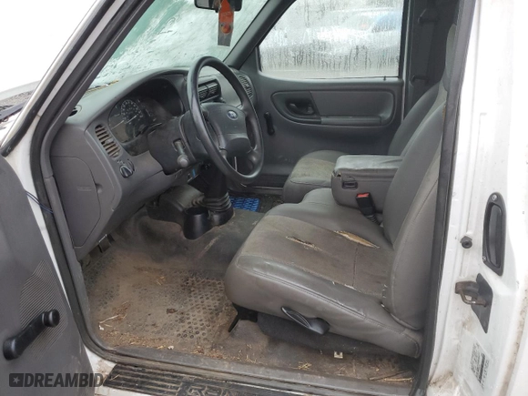 2001 Ford Ranger XL Fleet with VIN 1FTZR15U61TA12488, listed as a Copart auction lot 70847114 with 187,902 mi miles and Salvage Title. Bid and sale history available at carsss.com. Image 7.
