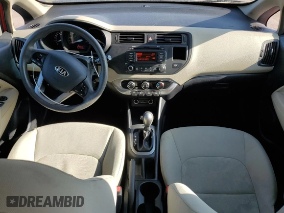 2013 Kia Rio LX with VIN KNADM5A35D6181740, listed as a Copart auction lot 70501354 with 111,062 mi miles and Salvage Title. Bid and sale history available at DreamBid. Image 8.