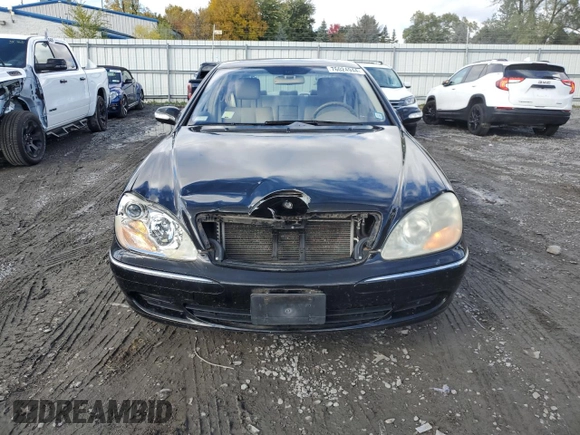 2006 Mercedes-Benz S 350 with VIN WDBNF67J26A483370, listed as a Copart auction lot 76024944 with 65,372 mi miles and Salvage Title. Bid and sale history available at DreamBid. Image 5.