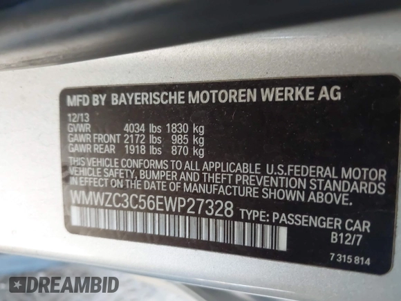 2014 MINI Countryman S with VIN WMWZC3C56EWP27328, listed as a IAAI auction lot 42187458 with 140,616 mi miles and . Bid and sale history available at DreamBid. Image 9.