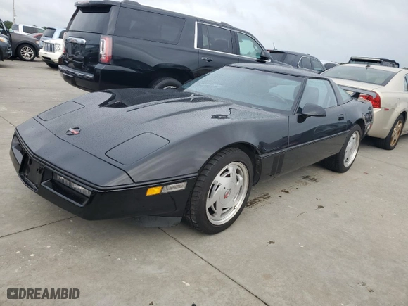1989 Chevrolet Corvette with VIN 1G1YY2189K5117439, listed as a Copart auction lot 75006794 with 70,940 mi miles and Salvage Title. Bid and sale history available at carsss.com. Image 1.