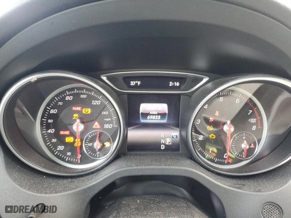 2020 Mercedes-Benz GLA with VIN WDCTG4GB0LU023356, listed as a Copart auction lot 85906474 with 69,833 mi miles and Salvage Title. Bid and sale history available at carsss.com. Image 9.
