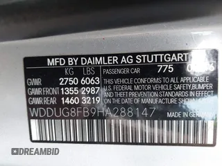 2017 Mercedes-Benz S 550 z VIN WDDUG8FB9HA288147, wystawiony jako IAAI lot #42060135 z przebiegiem 116 336 mil mil oraz . Historia ofert i sprzedaży dostępna na DreamBid. Obrazek 9.