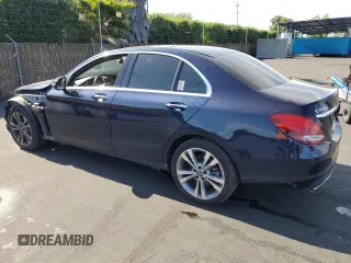 2017 Mercedes-Benz C 350e with VIN 55SWF4HB6HU233933, listed as a Copart auction lot 53337505 with 47,088 mi miles and Salvage Title. Bid and sale history available at DreamBid. Image 2.