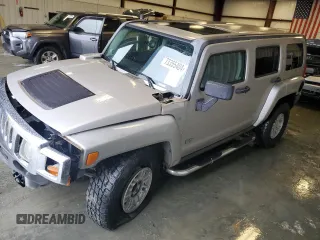 2008 Hummer H3 SUV with VIN 5GTEN13E588146985, listed as a Copart auction lot 73355404 with 96,450 mi miles and Salvage Title. Bid and sale history available at carsss.com. Image 1.