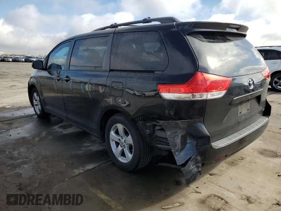2013 Toyota Sienna LE AAS with VIN 5TDKK3DCXDS313827, listed as a Copart auction lot 49465175 with 134,579 mi miles and Salvage title. Bid and sale history available at DreamBid. Image 2.