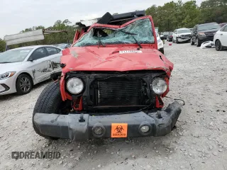 2018 Jeep Wrangler JK Unlimited Sport S with VIN 1C4BJWDG1JL854754, listed as a Copart auction lot 81710803 with 0 mi miles and Non Repairable. Bid and sale history available at carsss.com. Image 5.