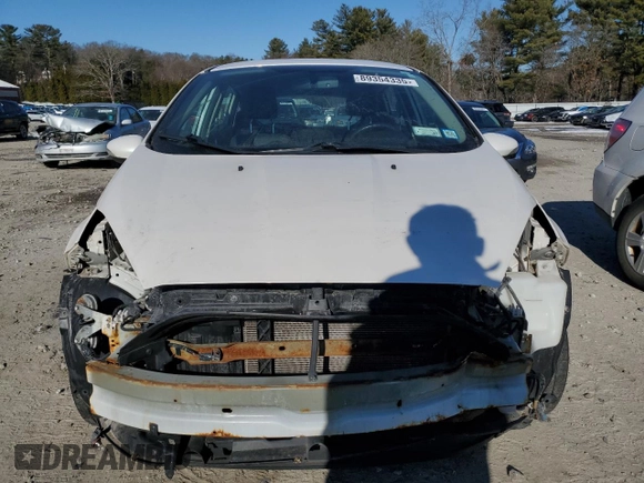 2017 Ford Fiesta Titanium with VIN 3FADP4FJ4HM112433, listed as a Copart auction lot 89354335 with 55,182 mi miles and Salvage Title. Bid and sale history available at DreamBid. Image 5.