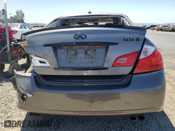 2008 Infiniti M with VIN JNKAY01E28M606314, listed as a Copart auction lot 52648805 with Not provided miles and Salvage title. Bid and sale history available at DreamBid. Image 6.