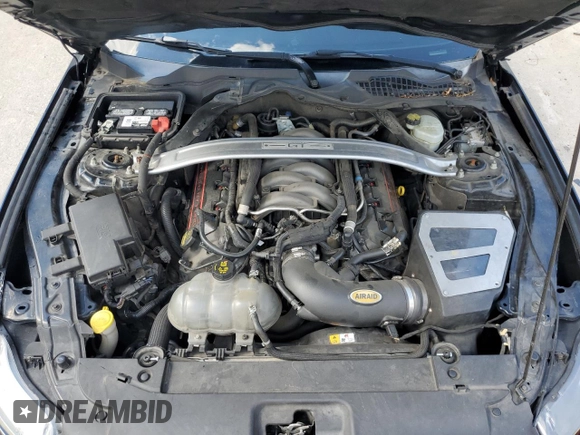 2015 Ford Mustang GT with VIN 1FA6P8CF7F5317859, listed as a Copart auction lot 57721495 with 125,668 mi miles and Salvage title. Bid and sale history available at DreamBid. Image 11.