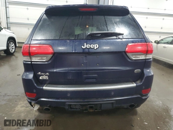 2017 Jeep Grand Cherokee Overland with VIN 1C4RJFCT0HC842974, listed as a Copart auction lot 45971555 with 0 mi miles and Non Repairable. Bid and sale history available at carsss.com. Image 6.