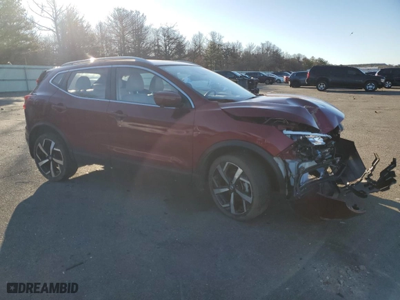 2021 Nissan Rogue Sport SL with VIN JN1BJ1CWXMW421421, listed as a Copart auction lot 44931355 with 40,386 mi miles and Salvage Title. Bid and sale history available at carsss.com. Image 4.