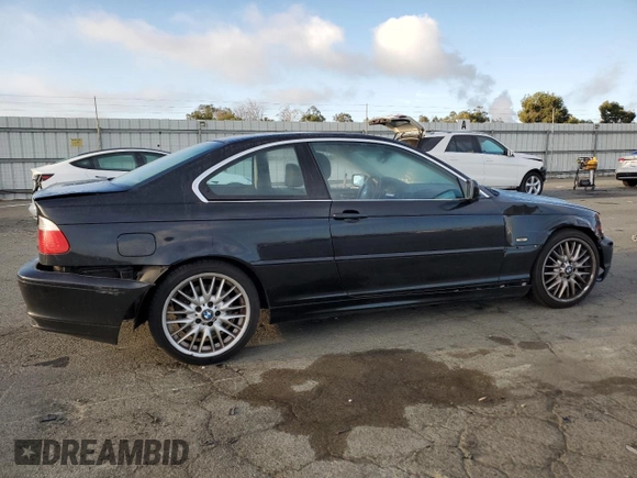 2002 BMW 3 Series 330Ci with VIN WBABN53432JU39421, listed as a Copart auction lot 72188204 with 67,439 mi miles and Salvage Title. Bid and sale history available at DreamBid. Image 3.