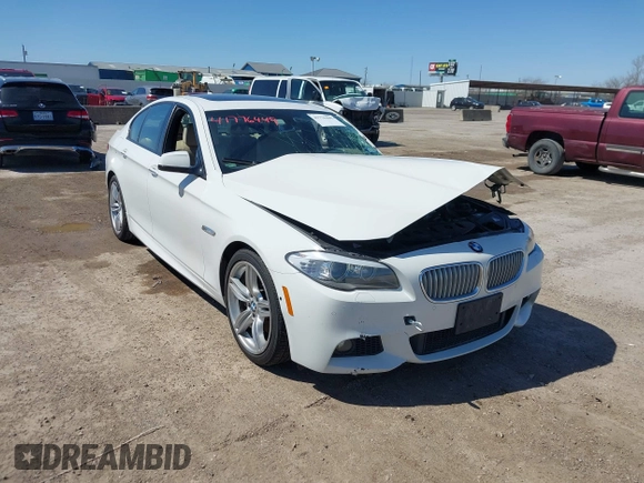 2013 BMW 5 Series 550i with VIN WBAFR9C5XDDX79916, listed as a IAAI auction lot 41776449 with 126,506 mi miles and . Bid and sale history available at carsss.com. Image 1.