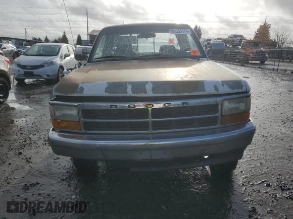 1995 Dodge Dakota with VIN 1B7GG23X1SS250126, listed as a Copart auction lot 86535174 with 317,540 mi miles and Salvage Title. Bid and sale history available at carsss.com. Image 5.