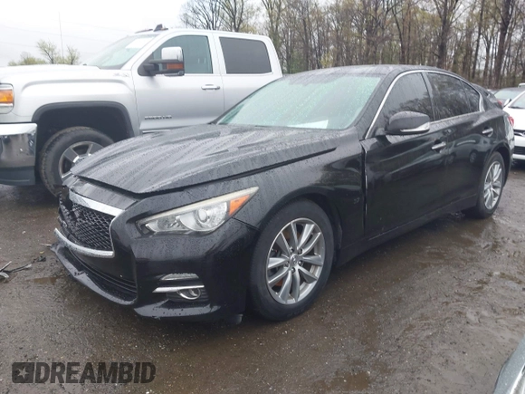 2015 Infiniti Q50 Premium with VIN JN1BV7AP9FM349709, listed as a IAAI auction lot 41976089 with 62,094 mi miles and . Bid and sale history available at DreamBid. Image 17.