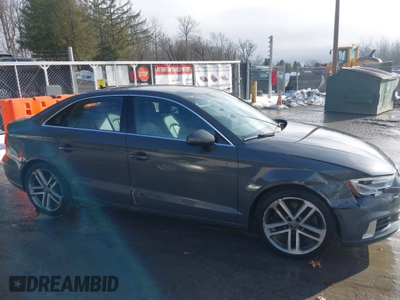 2019 Audi A3 Sedan Premium with VIN WAUBEGFF2K1017259, listed as a IAAI auction lot 41553469 with 51,942 mi miles. Bid and sale history available at carsss.com. Image 13.