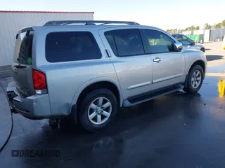 2011 Nissan Armada SV with VIN 5N1BA0ND1BN606068, listed as a IAAI auction lot 41222790 with 202,222 mi miles and . Bid and sale history available at DreamBid. Image 4.