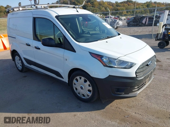 2021 Ford Transit Connect XL with VIN NM0LS6E25M1488265, listed as a IAAI auction lot 40655182 with 21,583 mi miles and . Bid and sale history available at DreamBid. Image 1.