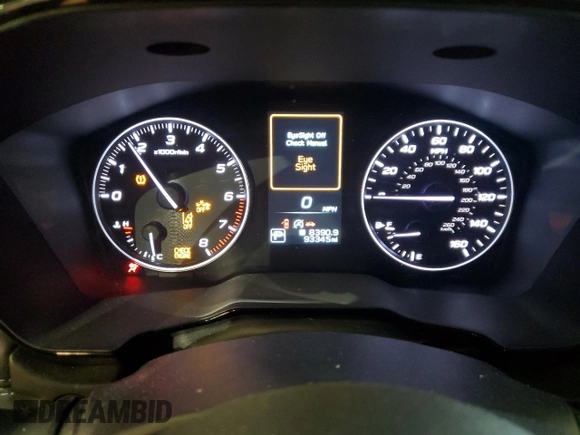 2020 Subaru Legacy Premium z VIN 4S3BWAC6XL3026704, wystawiony jako Copart lot #46653115 z przebiegiem 93 345 mil mil oraz Szkoda całkowita • Salvage title. Historia ofert i sprzedaży dostępna na DreamBid. Obrazek 9.