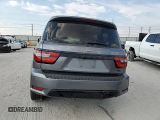 2021 Nissan Armada SL with VIN JN8AY2BB5M9790943, listed as a Copart auction lot 68871694 with 64,539 mi miles and Salvage Title. Bid and sale history available at carsss.com. Image 6.