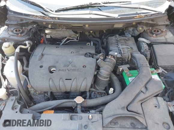 2012 Mitsubishi Lancer GT with VIN JA32U8FW6CU021485, listed as a IAAI auction lot 42159256 with 138,455 mi miles. Bid and sale history available at carsss.com. Image 10.