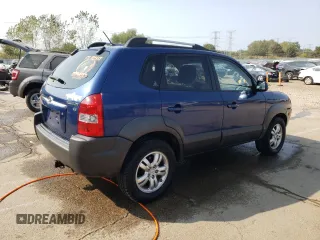 2008 Hyundai Tucson SE with VIN KM8JN72D78U816394, listed as a Copart auction lot 70907094 with 170,477 mi miles and Salvage Title. Bid and sale history available at carsss.com. Image 3.