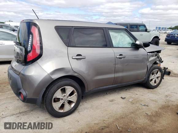 2015 Kia Soul with VIN KNDJN2A28F7169264, listed as a Copart auction lot 52319335 with 134,569 mi miles and Salvage Title. Bid and sale history available at carsss.com. Image 3.