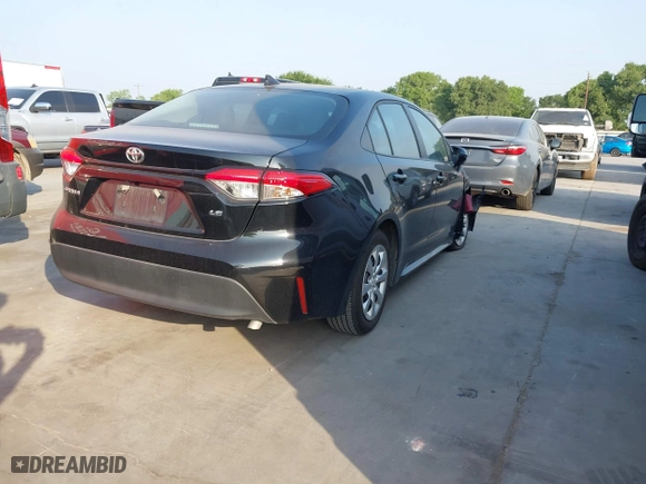 2024 Toyota Corolla LE with VIN 5YFB4MDE3RP148186, listed as a IAAI auction lot 42062617 with 31,125 mi miles. Bid and sale history available at carsss.com. Image 4.
