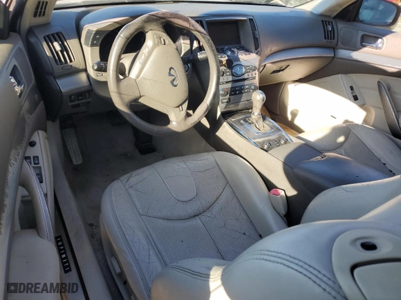 2011 Infiniti G37 Coupe x with VIN JN1CV6EL1BM261110, listed as a Copart auction lot 69646484 with 0 mi miles and Salvage Title. Bid and sale history available at carsss.com. Image 8.