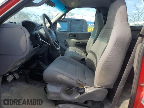 2002 Ford F-150 with VIN 2FTRF08292CA22313, listed as a Copart auction lot 46570775 with 162,051 mi miles and Salvage title. Bid and sale history available at DreamBid. Image 7.
