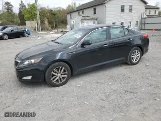 2012 Kia Optima LX with VIN KNAGM4A71C5297449, listed as a Copart auction lot 53663185 with 0 mi miles and Salvage Title. Bid and sale history available at carsss.com. Image 1.