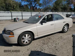 2002 Lincoln LS w/Base Pkg with VIN 1LNHM86S62Y710888, listed as a Copart auction lot 77765334 with 67,038 mi miles and Salvage Title. Bid and sale history available at carsss.com. Image 1.