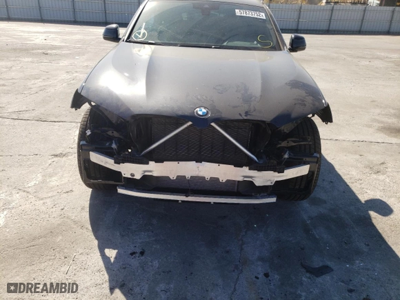 2022 BMW X4 xDrive30i with VIN 5UX33DT01N9L78188, listed as a Copart auction lot 57873752 with 5,151 mi miles. Bid and sale history available at carsss.com. Image 9.
