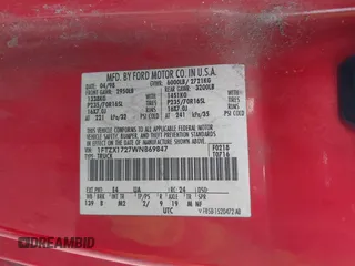1998 Ford F-150 с VIN 1FTZX1727WNB69847, выставлен на аукционе IAAI как лот 42186591 с пробегом 345 429 миль миль и . История ставок и продаж доступна на DreamBid. Изображение 9.