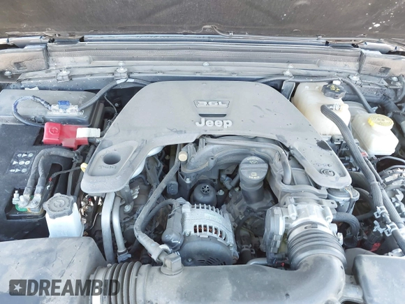 2019 Jeep Wrangler Unlimited Sport S with VIN 1C4HJXDG5KW505015, listed as a IAAI auction lot 41560088 with 54,193 mi miles and . Bid and sale history available at DreamBid. Image 10.