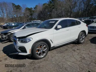 2020 BMW X4 xDrive30i with VIN 5UX2V1C05LLE67723, listed as a Copart auction lot 88923365 with 0 mi miles and Salvage Title. Bid and sale history available at carsss.com. Image 1.