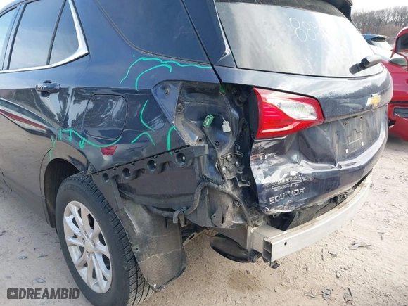 2018 Chevrolet Equinox LT with VIN 3GNAXJEV1JS649124, listed as a IAAI auction lot 41898890 with 39,296 mi miles. Bid and sale history available at carsss.com. Image 19.