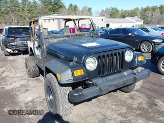 2000 Jeep Wrangler Sport with VIN 1J4FA49S6YP770168, listed as a IAAI auction lot 41813823 with 1 mi miles. Bid and sale history available at carsss.com. Image 1.