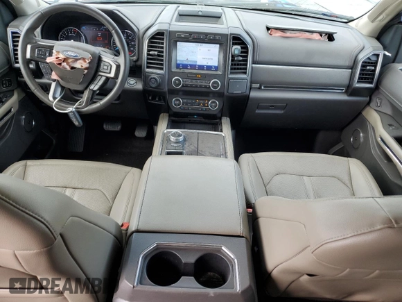 2021 Ford Expedition Max Limited with VIN 1FMJK1KT9MEA76543, listed as a Copart auction lot 69276074 with 35,490 mi miles and . Bid and sale history available at DreamBid. Image 8.
