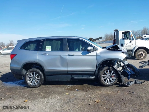 2019 Honda Pilot EX-L with VIN 5FNYF5H5XKB000719, listed as a IAAI auction lot 41491901 with 1 mi miles. Bid and sale history available at carsss.com. Image 12.