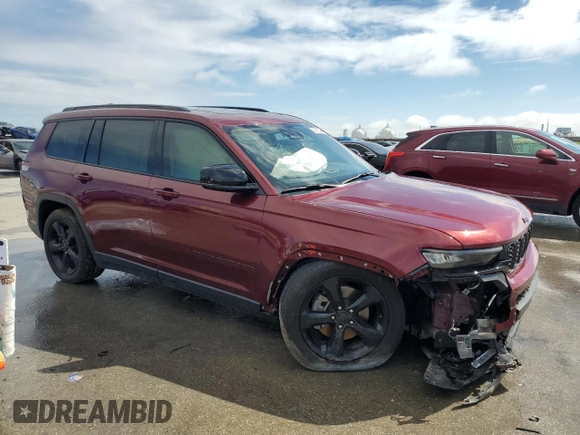 2022 Jeep Grand Cherokee Limited с VIN 1C4RJJBG9N8608807, выставлен на аукционе Copart как лот 46422385 с пробегом 49 200 миль миль и Списание • Salvage title. История ставок и продаж доступна на DreamBid. Изображение 4.