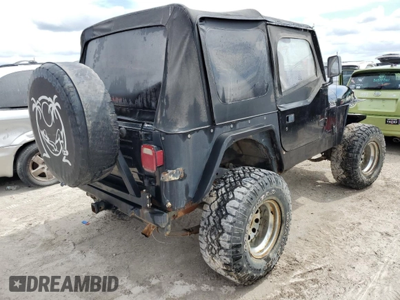 1993 Jeep Wrangler "S" with VIN 1J4FY19P6PP250248, listed as a Copart auction lot 74996514 with 110,656 mi miles and Non Repairable. Bid and sale history available at carsss.com. Image 3.
