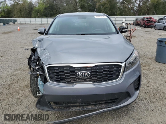 2020 Kia Sorento LX with VIN 5XYPG4A37LG643258, listed as a Copart auction lot 46093245 with 122,379 mi miles and Salvage Title. Bid and sale history available at carsss.com. Image 5.