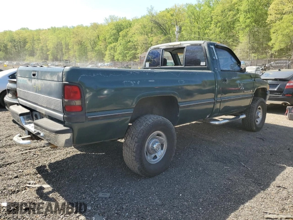 1997 Dodge 2500 with VIN 1B7KF26Z1VJ576349, listed as a Copart auction lot 53620055 with 204,033 mi miles and Salvage Title. Bid and sale history available at DreamBid. Image 3.